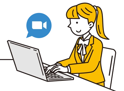 Zoomをインストーイラスト